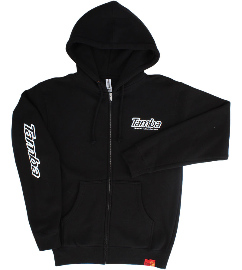All In Zip-Up Hoodie Coat - Black
