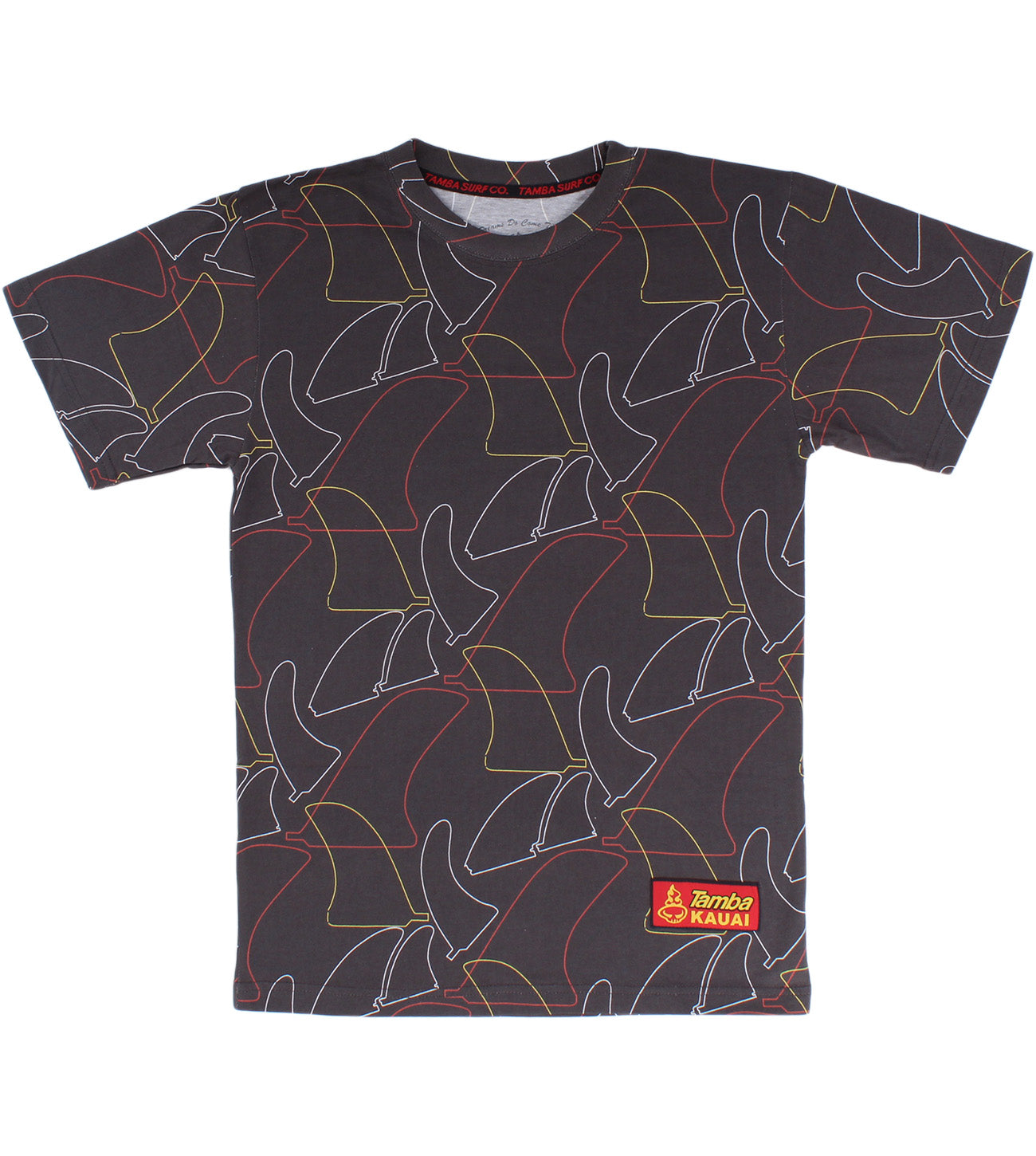 Board Fin Short Sleeve Shirt - Dark Grey