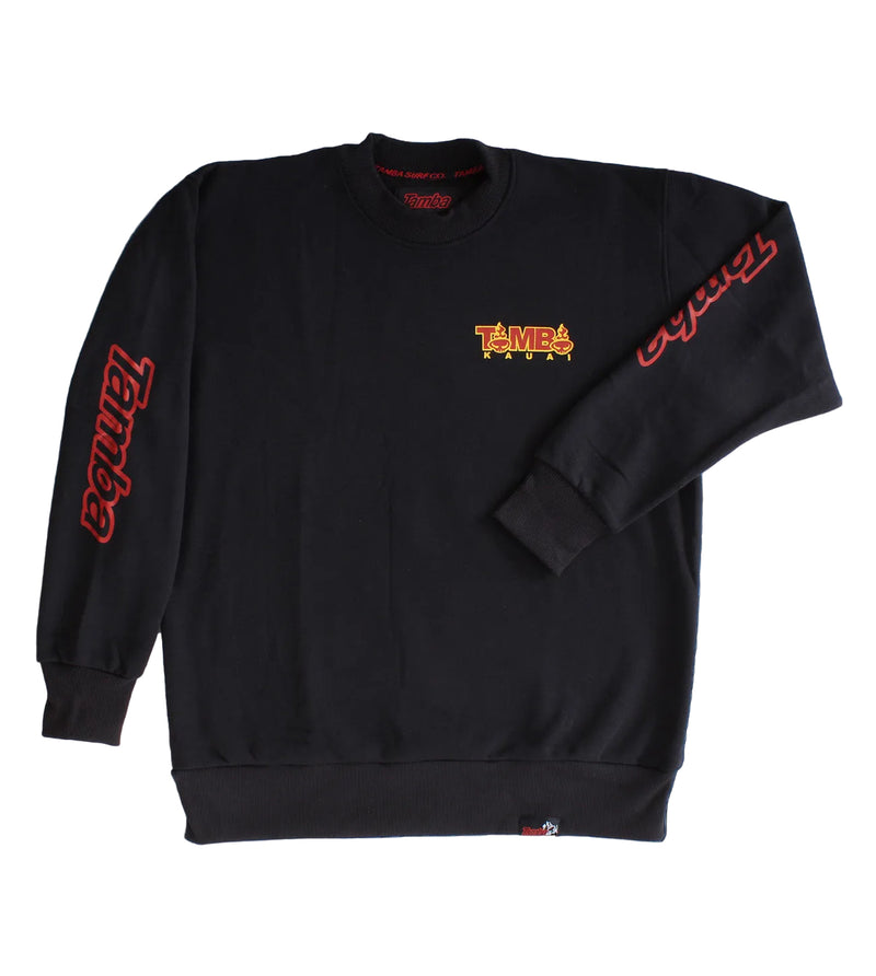 A-List Crewneck Long Sleeve Shirt - Black
