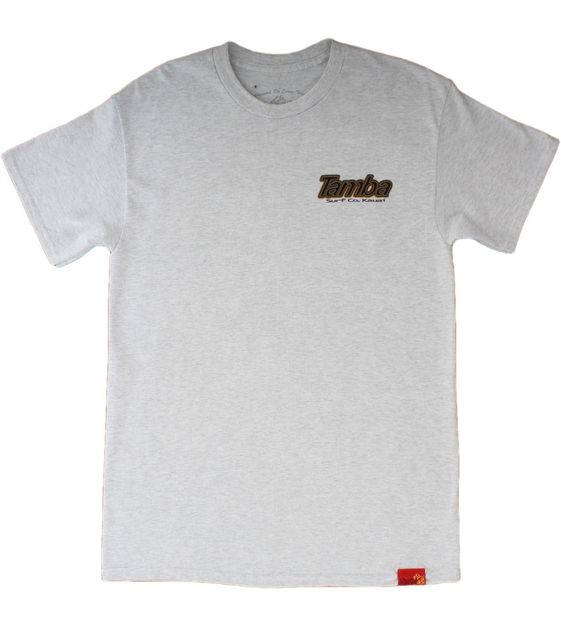 Mint Waves Short Sleeve Shirt - Ash Grey