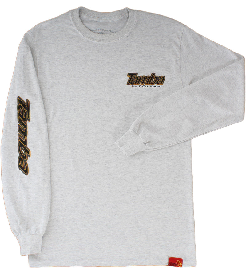 Mint Waves Long Sleeve Shirt - Ash Grey