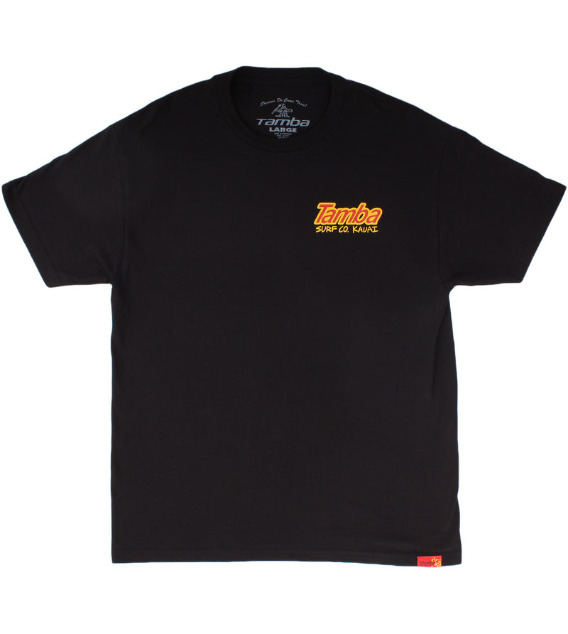 Kaua'i Homegrown Short Sleeve Shirt - Black/Yellow/Red