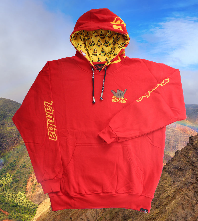 Shaka Pullover Hoodie - Red