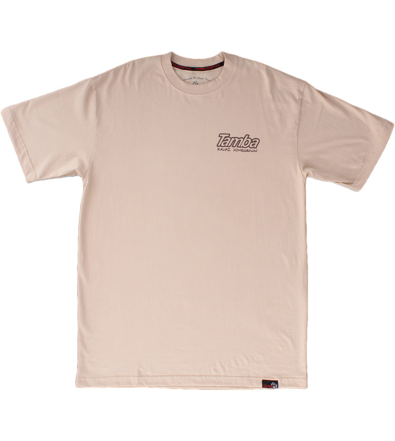 Happy Boar Short Sleeve Shirt - Beige