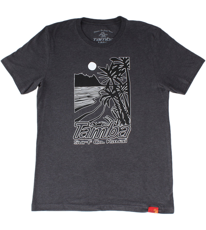 Ha'ena Soft Short Sleeve Shirt - Dark Grey Heather