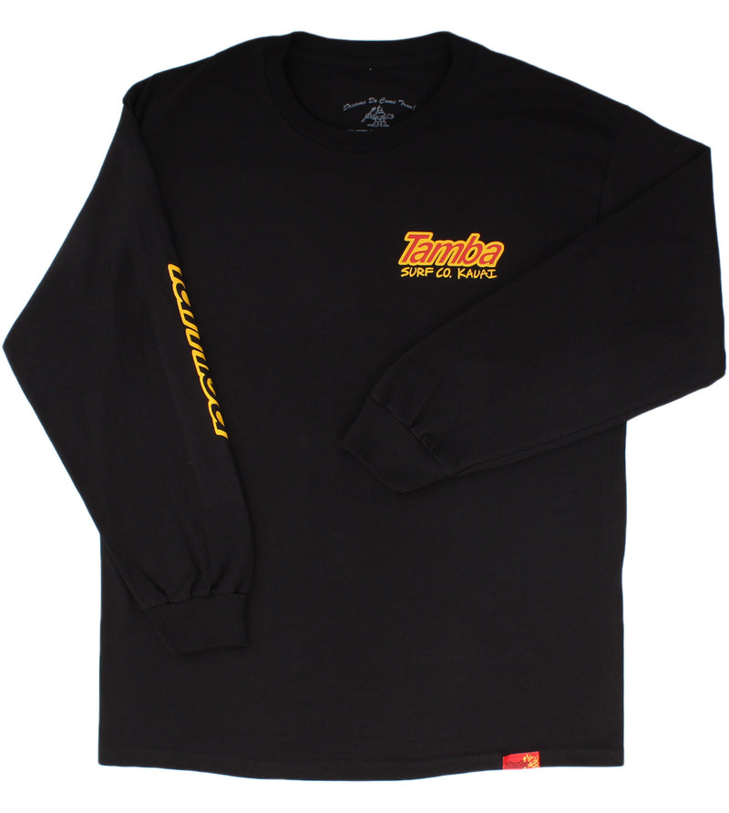 Kaua'i Homegrown Long Sleeve Shirt - Black