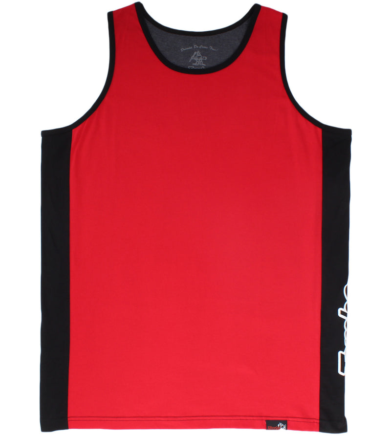 Reflex Custom Tank Top Shirt - Red/Misty/Black