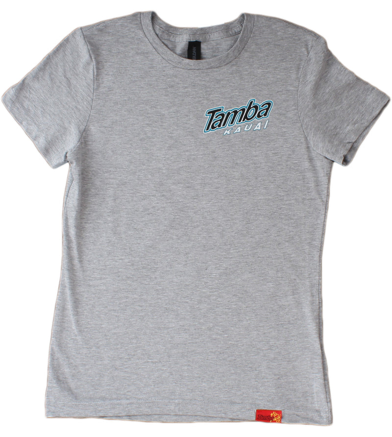 Planet Surf Women's Short Sleeve Shirt - Sports Grey