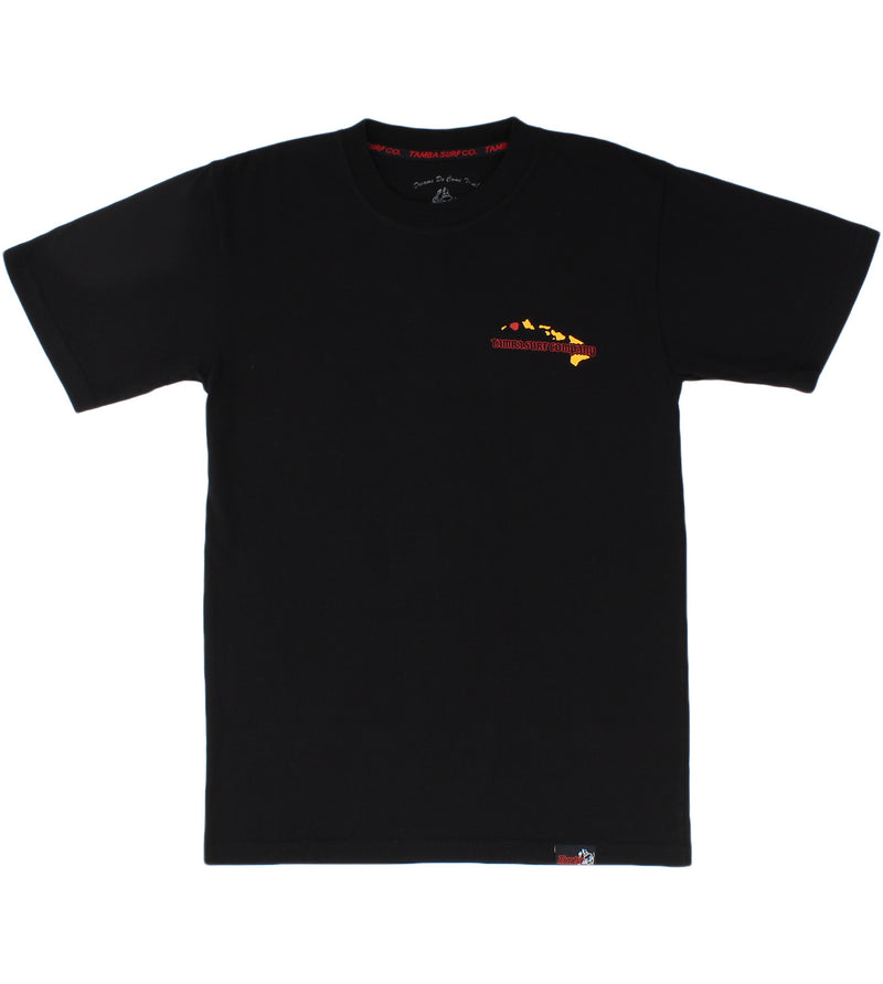 Old Skool Island Chain Short Sleeve Shirt - Black