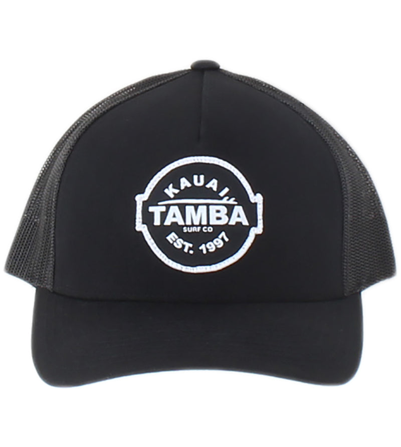 Est. 1997 Mesh Snapback Hat - Black/White 5-Panel Curvbill