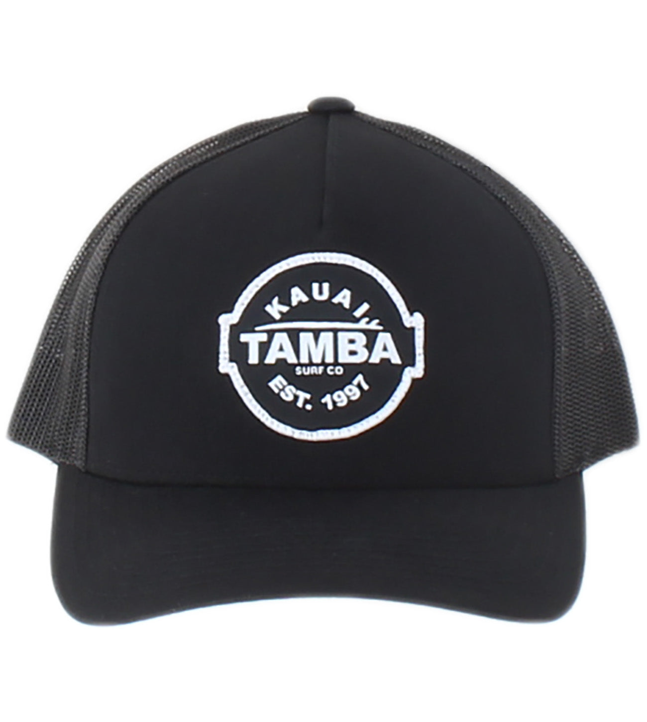 Est. 1997 Mesh Snapback Hat - Black/White 5-Panel Curvbill