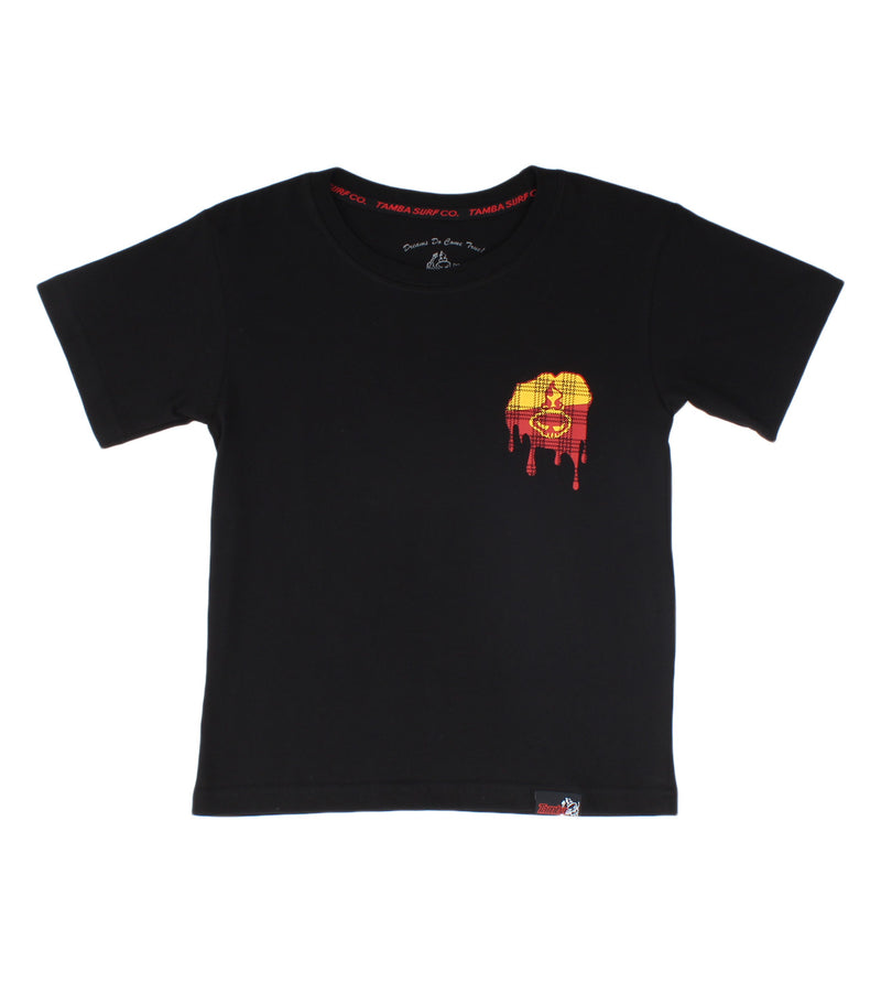 Tamba Drip YOUTH Short Sleeve Shirt - Black