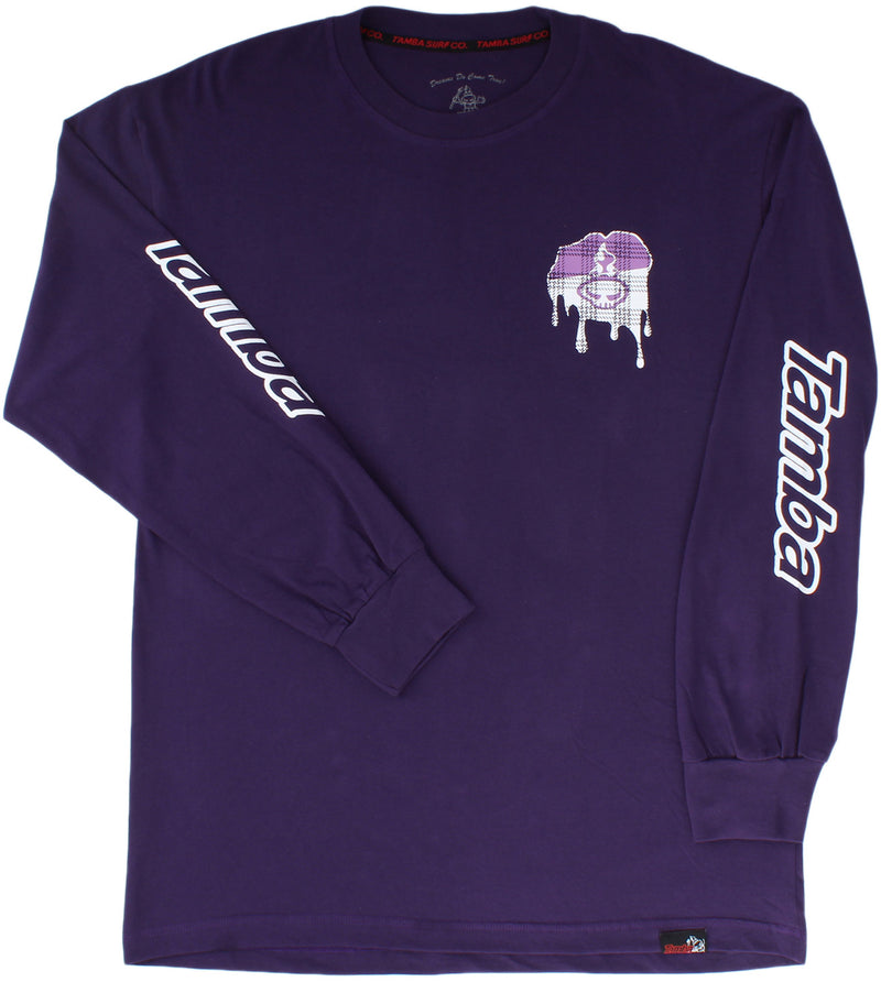 Tamba Drip Long Sleeve Shirt - Dark Purple