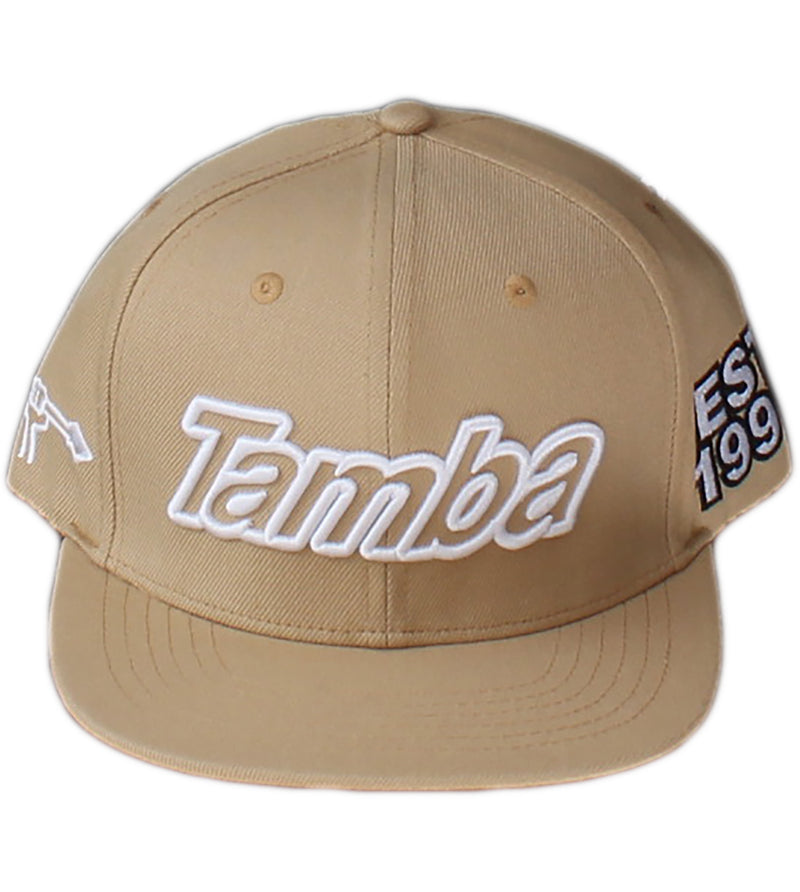 Full Circle 3D Snapback Hat - Khaki