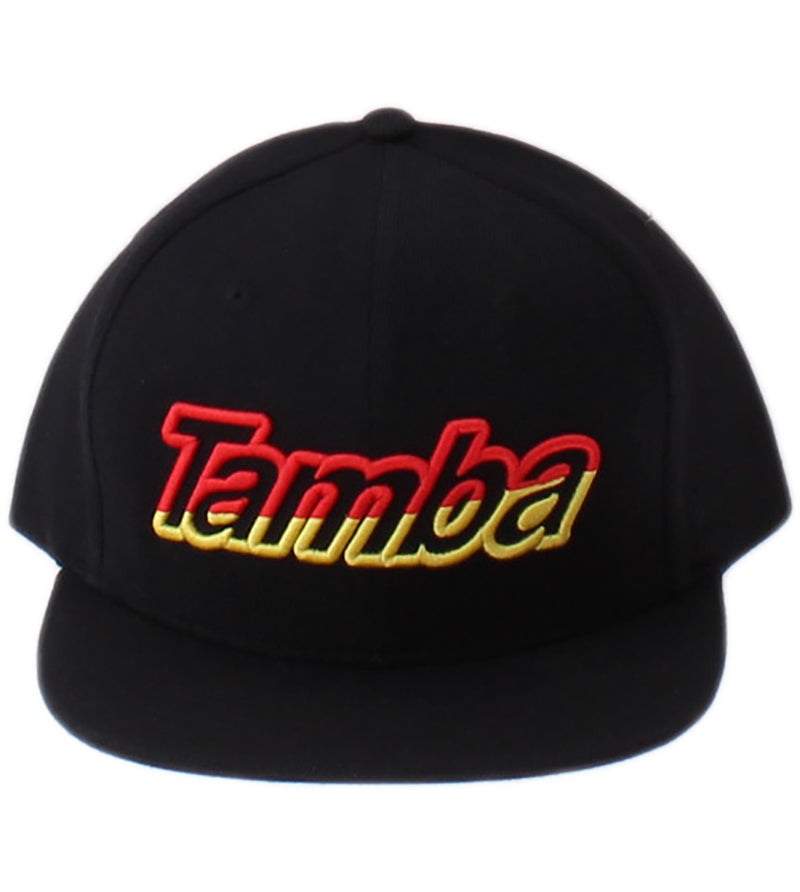 Tamba Gradient 3D Snapback Hat - Black/Red/Yellow