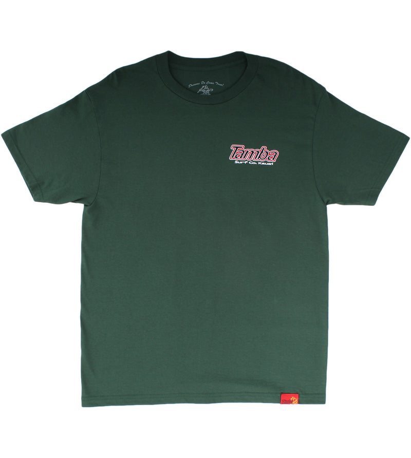 Island Swirl Short Sleeve Shirt - Forest