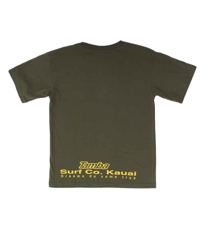 Dreamer Short Sleeve BOYS Shirt - Forest Green