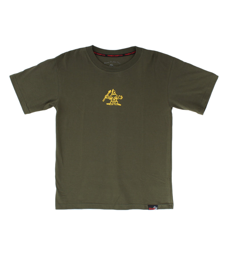 Dreamer Short Sleeve BOYS Shirt - Forest Green