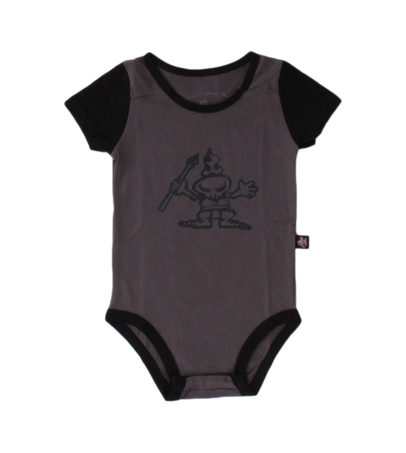 Pupuka Onesie - Grey/Black