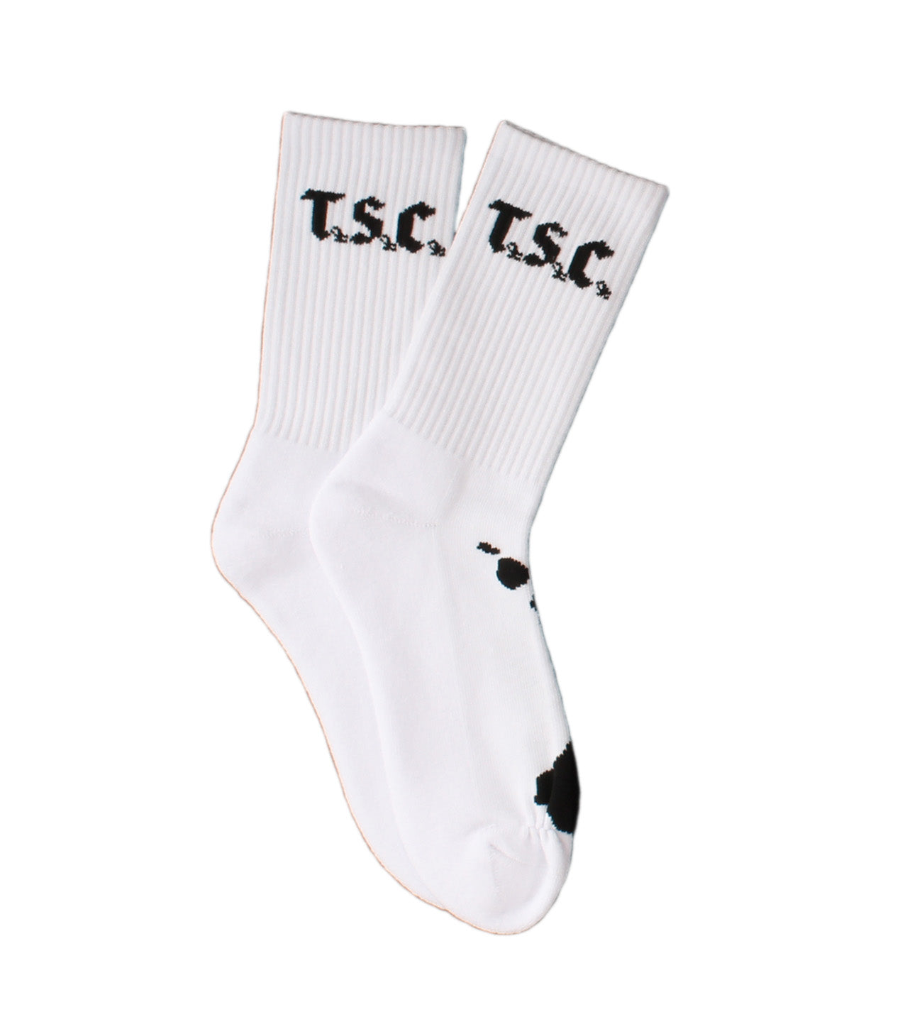 Island Chain TSC Vert+ Socks - White/Black – Tamba Surf Company