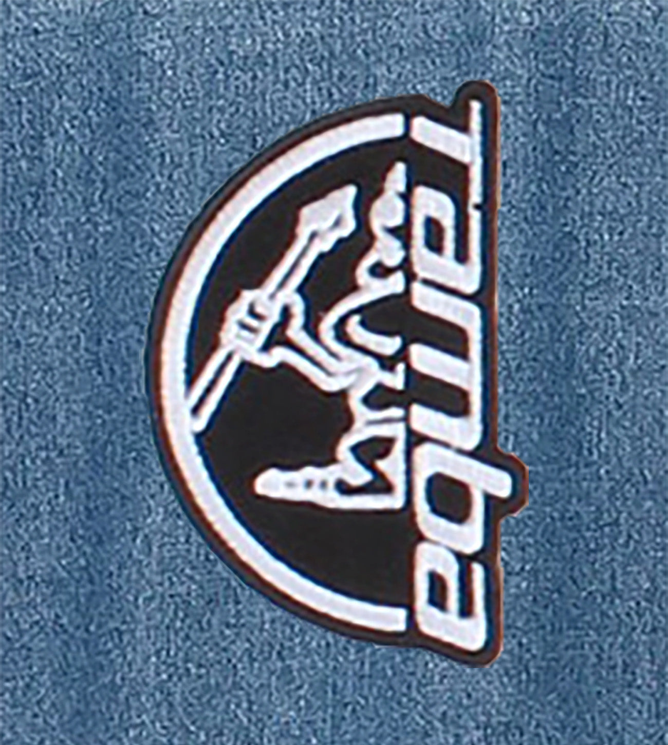 Junction Iron-On Patch - Black/White