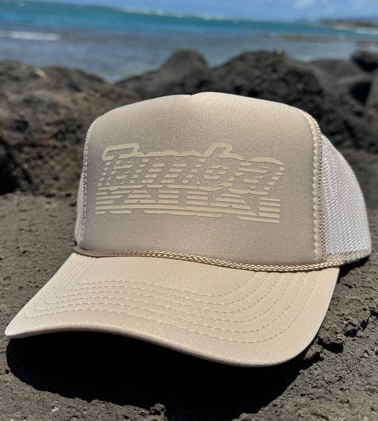 Tamba Rising Trucker Hat - Khaki