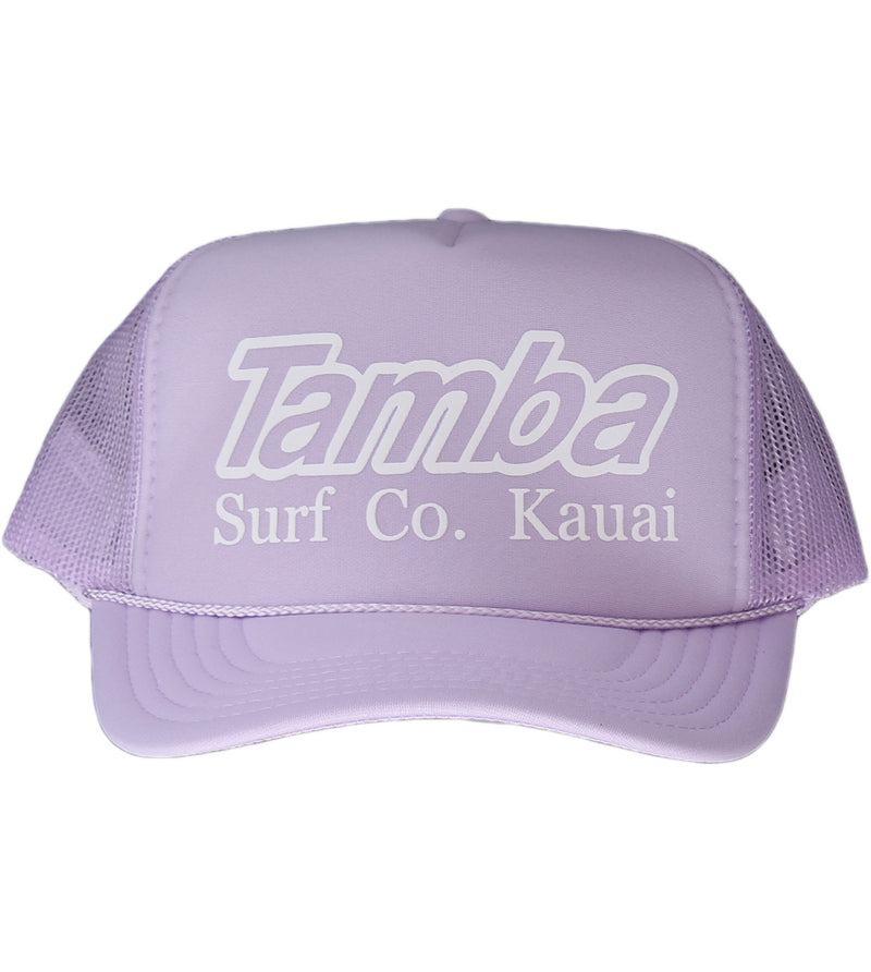 Surf Co Trucker Hat - Lavender/White