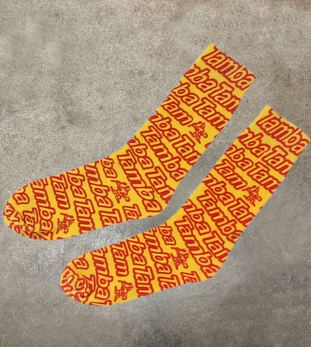 Tamba Life Socks - Yellow/Red