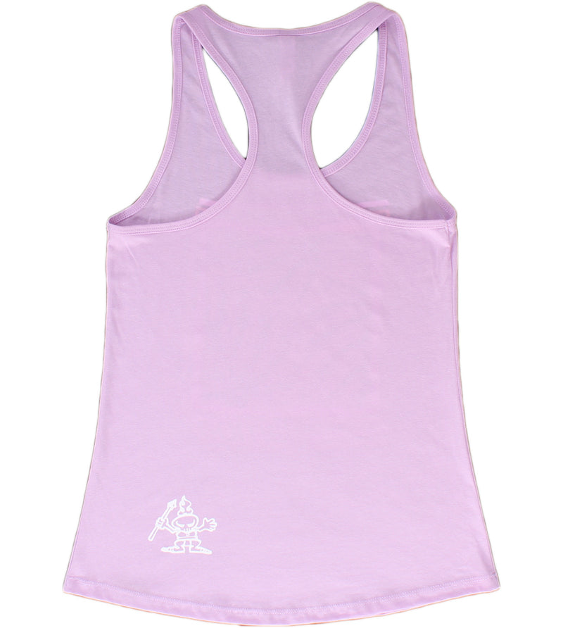 Lau Women's Racerback Tank Top Shirt - Lilac