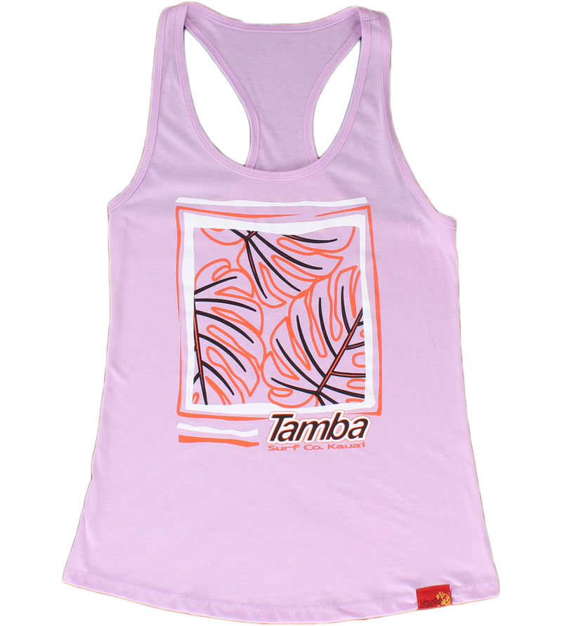 Lau Women's Racerback Tank Top Shirt - Lilac