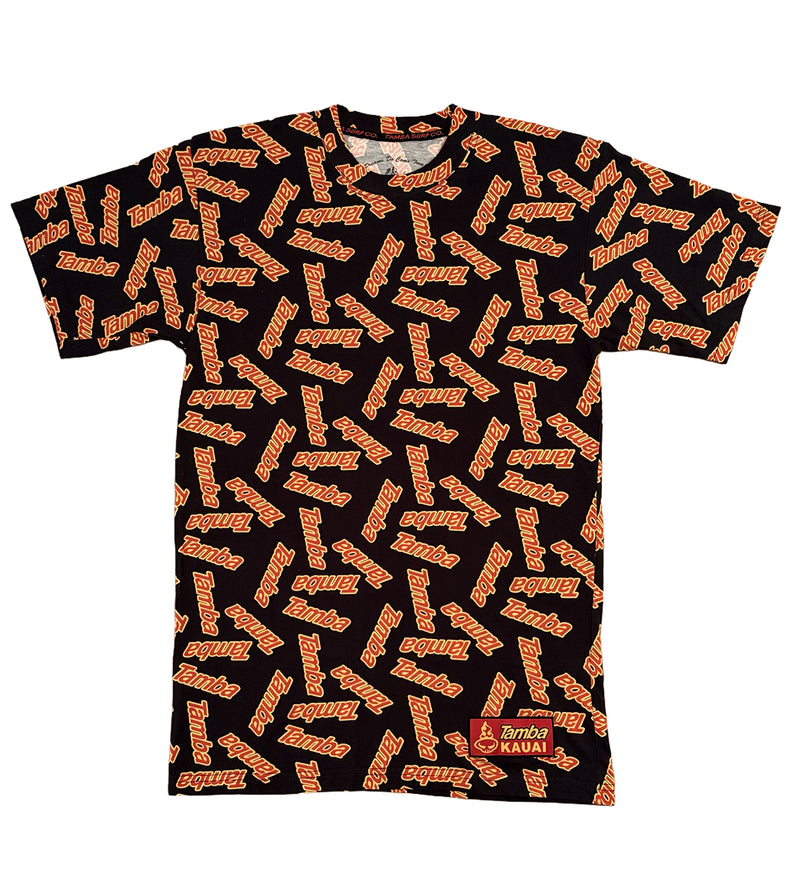 Classic Scattered TODDLER Short Sleeve Shirt - Black/Yellow/Red