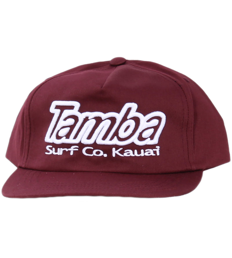 Classic Surf Co 3D Light Snapback Hat - Maroon