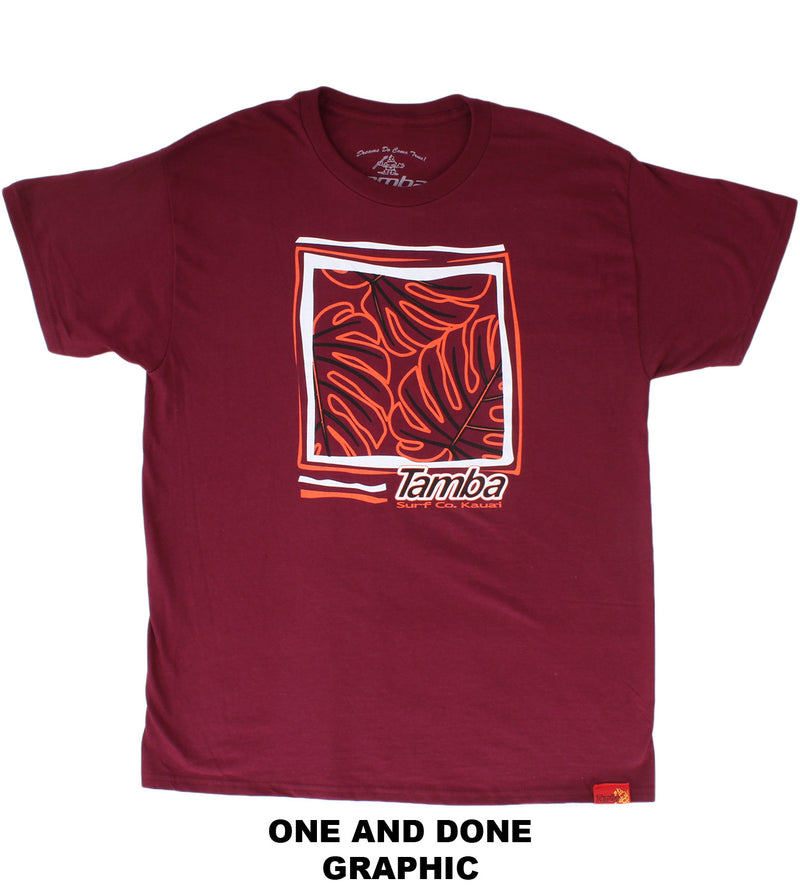 Lau Short Sleeve Shirt - Maroon