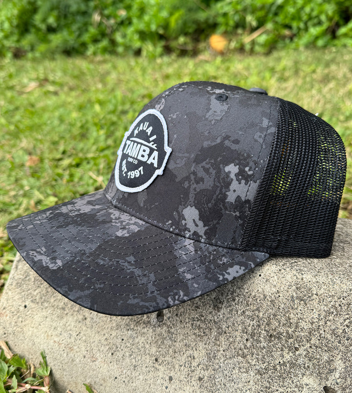 Est. 1997 Veil Camo Mesh Snapback Hat - Midnight