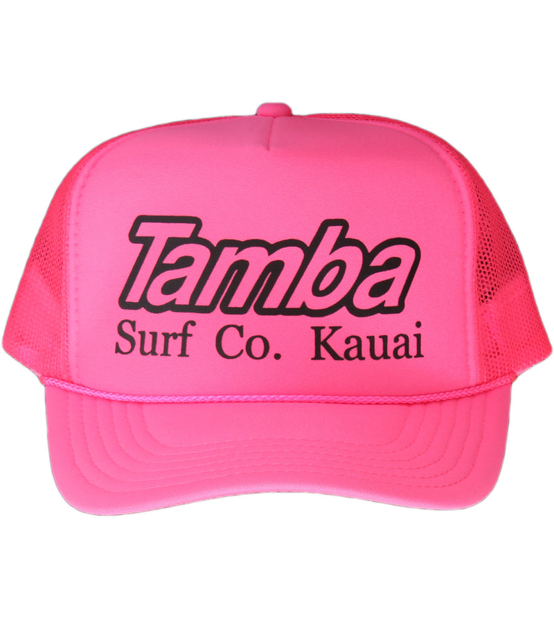 Surf Co Trucker Hat - Neon-Pink/Black