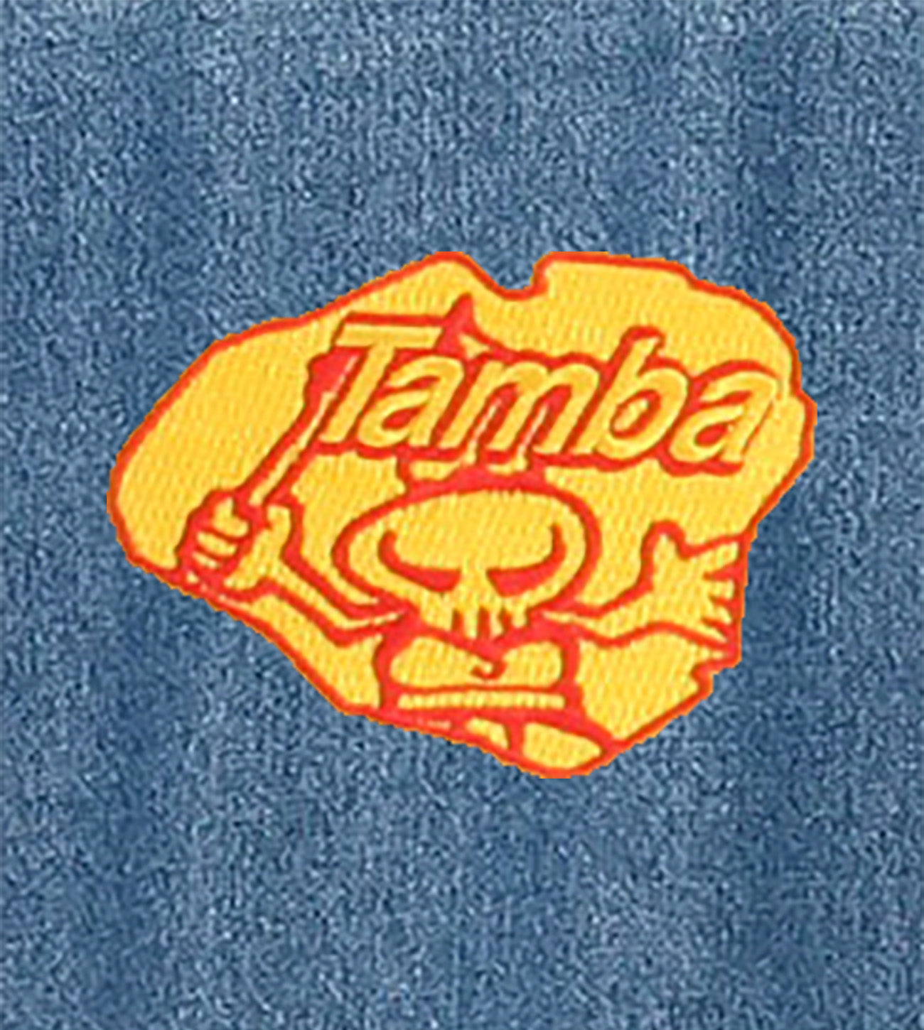 Obsidian Iron-On Patch - Yellow/Red