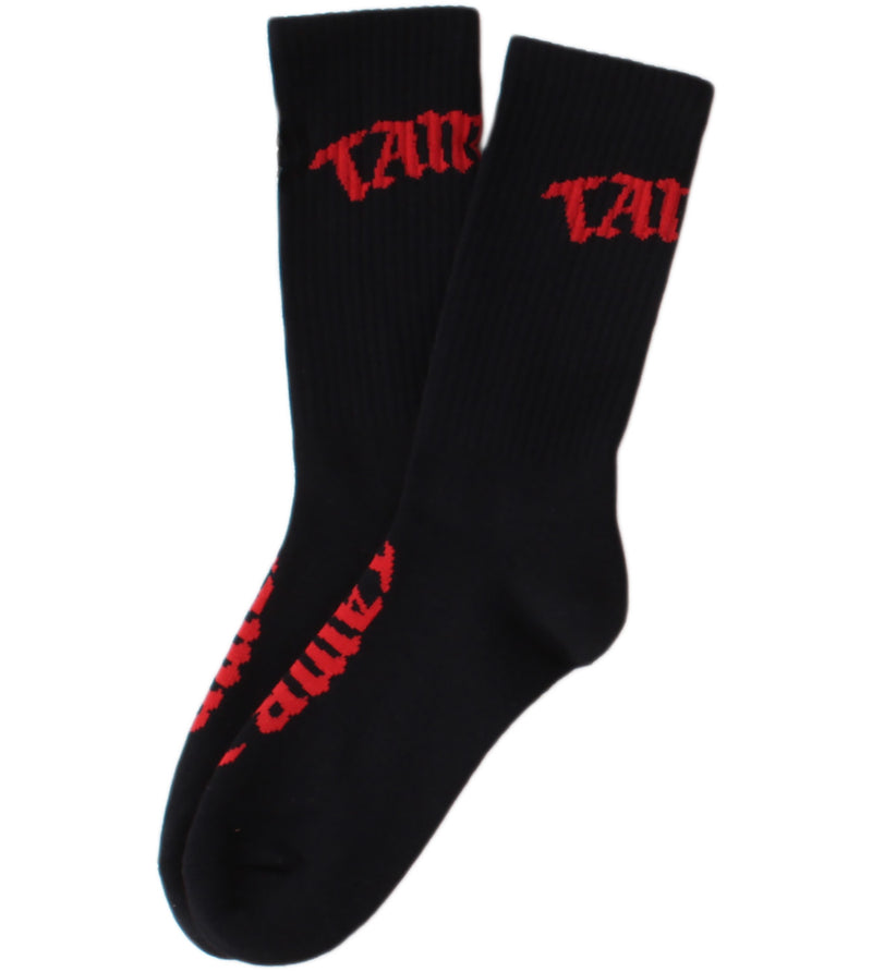 Old Skool Vert+ Socks - Black/Red