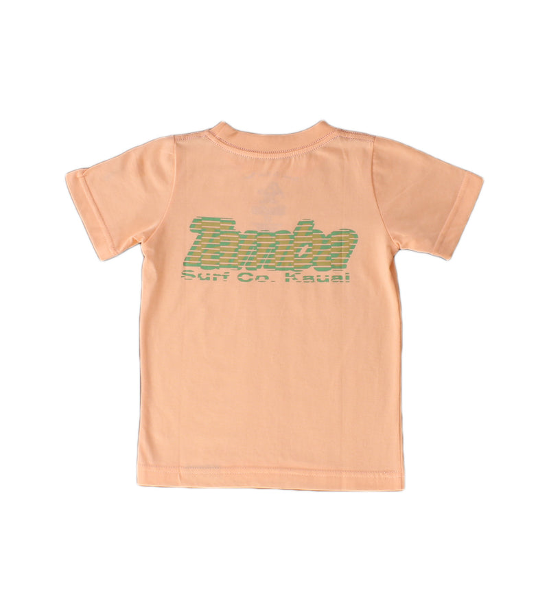 Wavelength TODDLER Short Sleeve Shirt - Peach