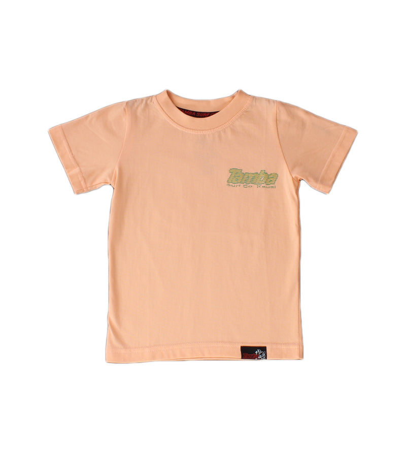 Wavelength TODDLER Short Sleeve Shirt - Peach