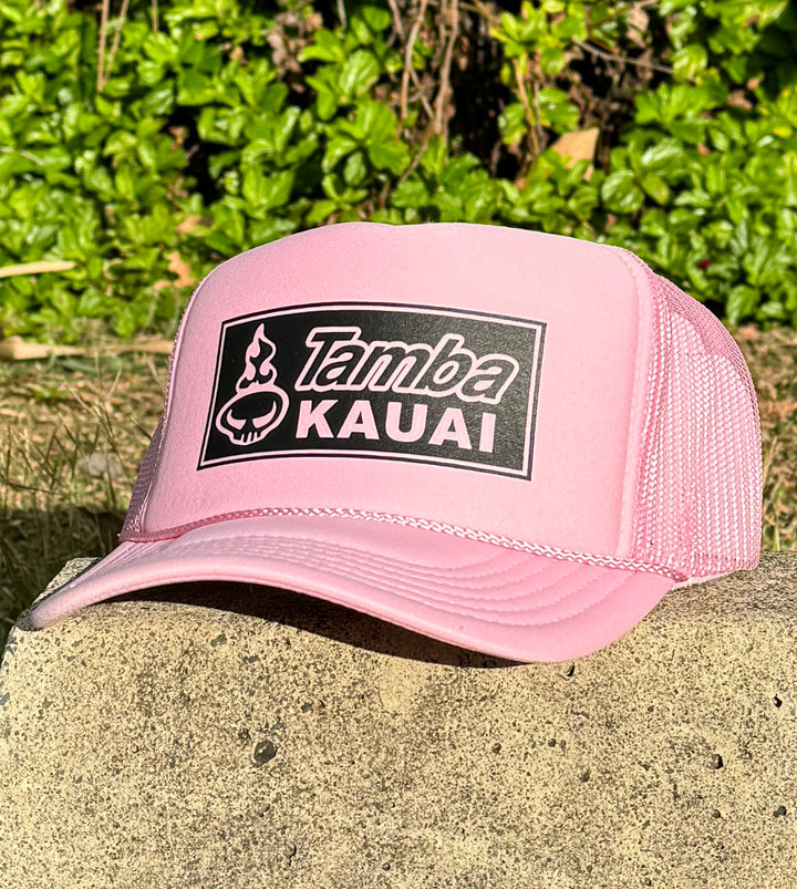 Patches Trucker Hat - Pink/Black