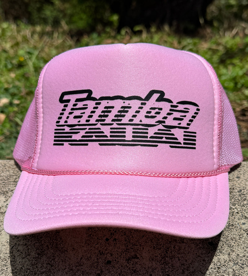 Tamba Rising Trucker Hat - Pink/Black