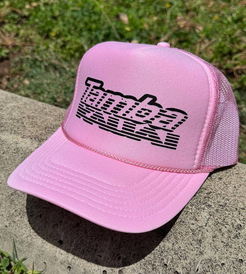 Tamba Rising Trucker Hat - Pink/Black