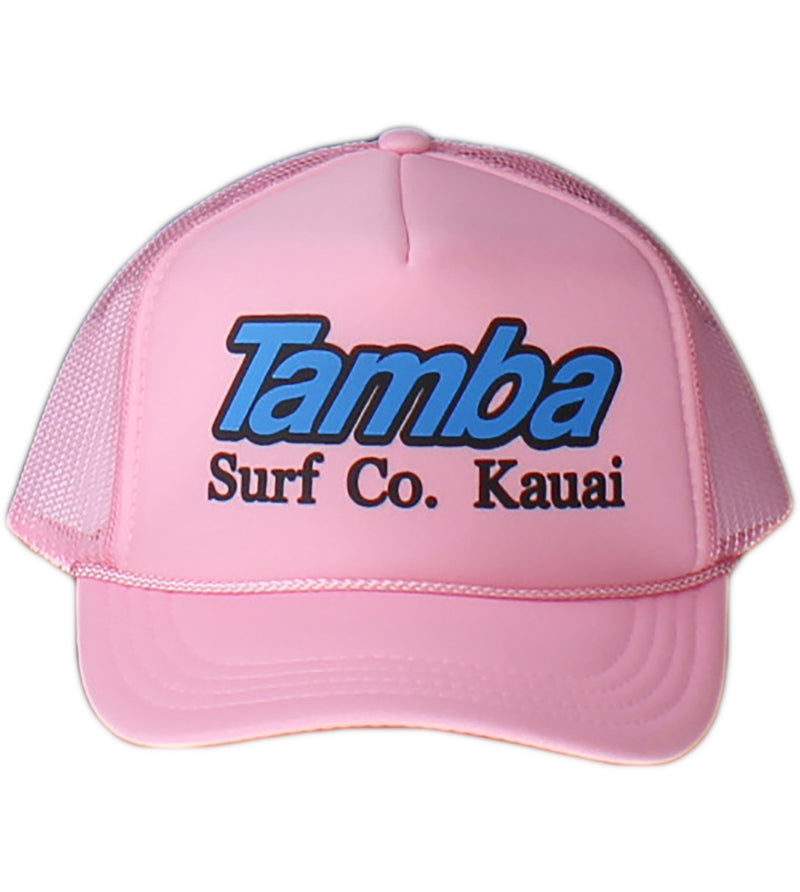 Surf Co Trucker Hat YOUTH - Pink/Black/Blue