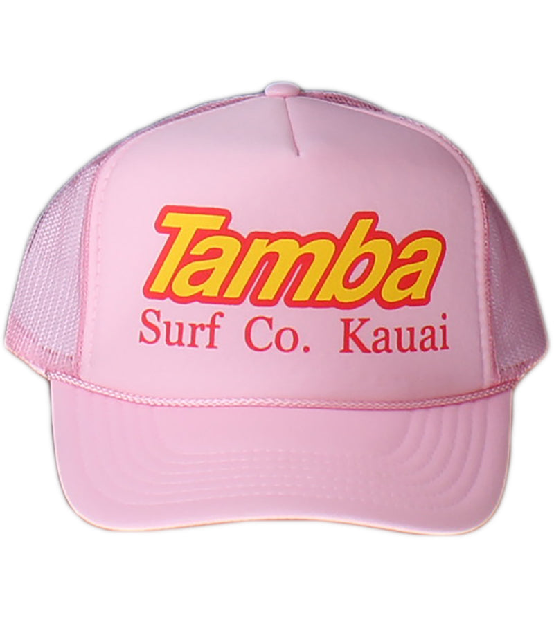 Surf Co Trucker Hat - Soft Pink/Red/Yellow