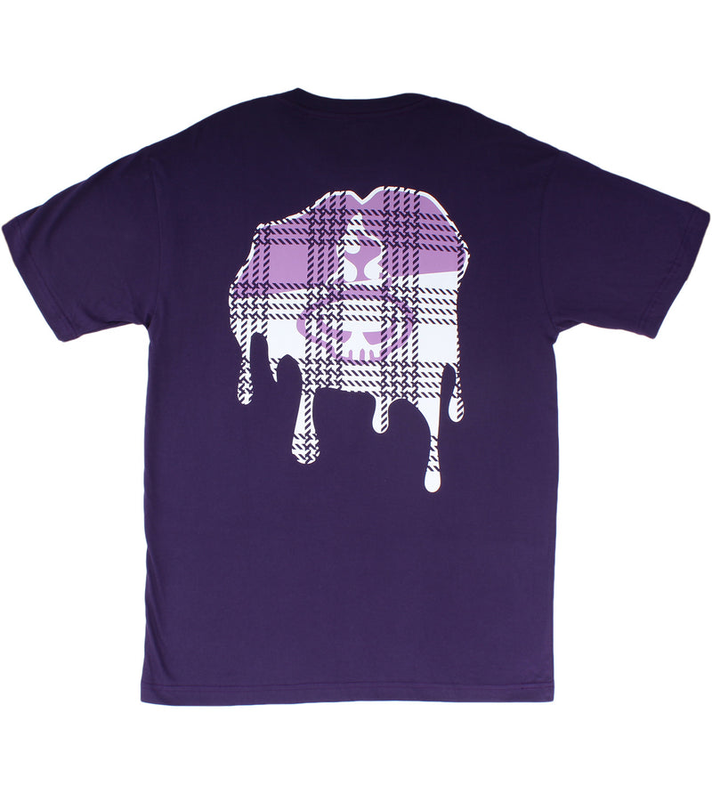 Tamba Drip Short Sleeve Shirt - Dark Purple