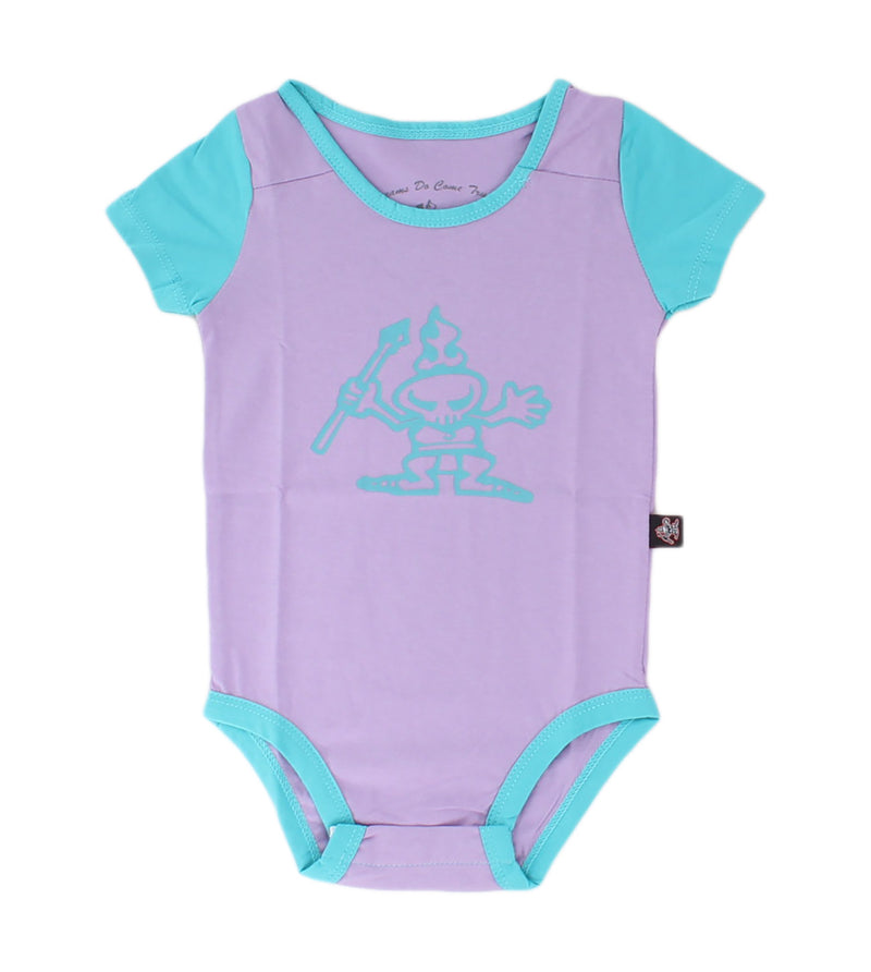 Pupuka Onesie - Purple/Green