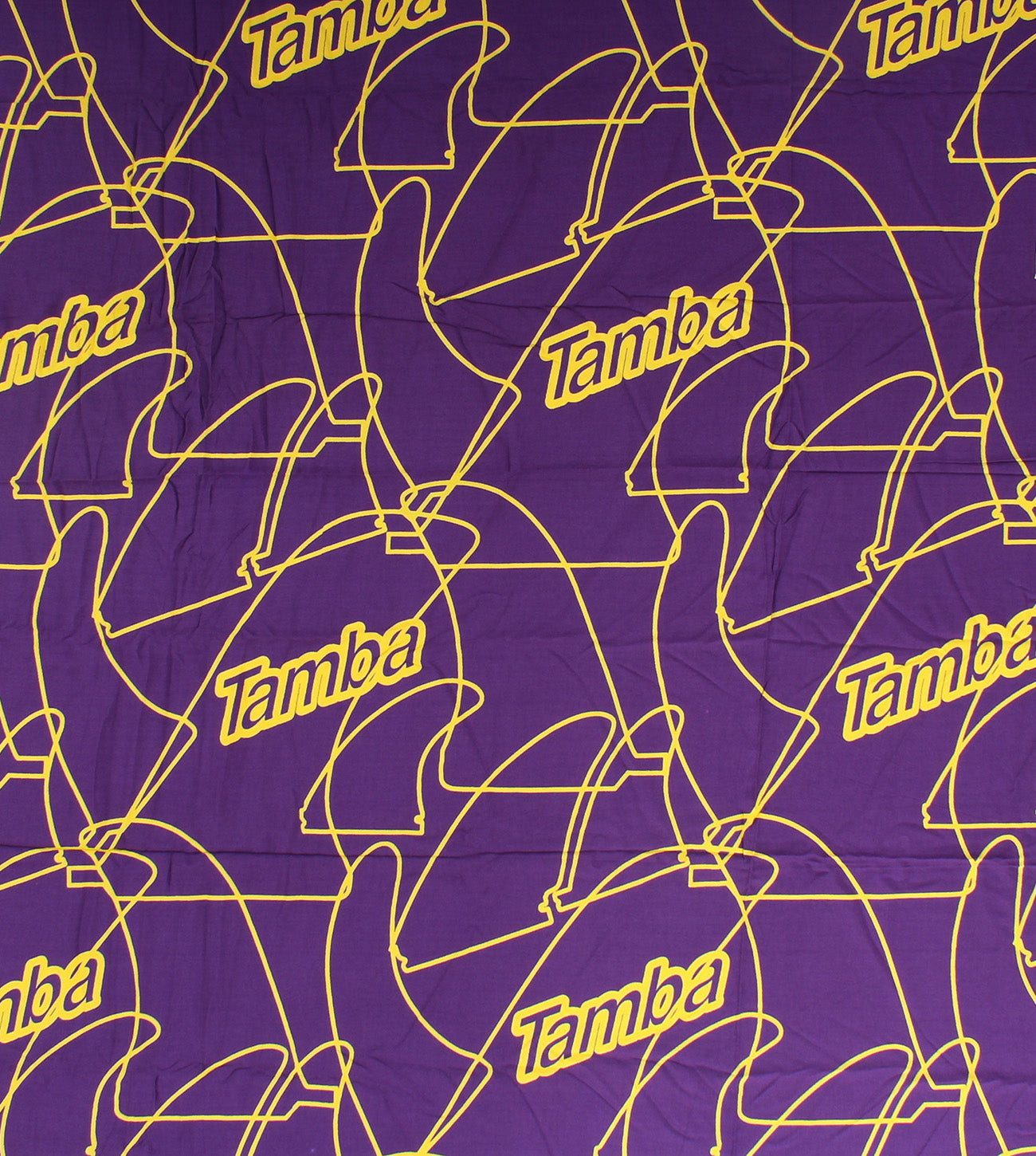 Surfboard Fins Pareo/Sarong - Purple/Yellow