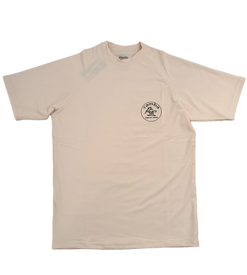 Stamp Rash Guard Youth Shortsleeve - Sand