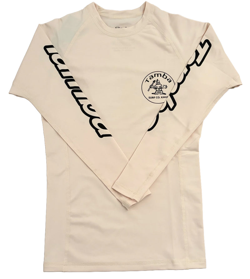 Stamp Rash Guard Youth Longsleeve - Sand