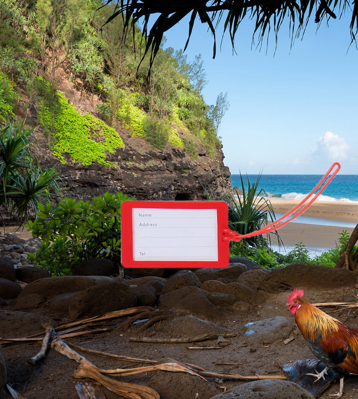Tamba Luggage Tag - Red